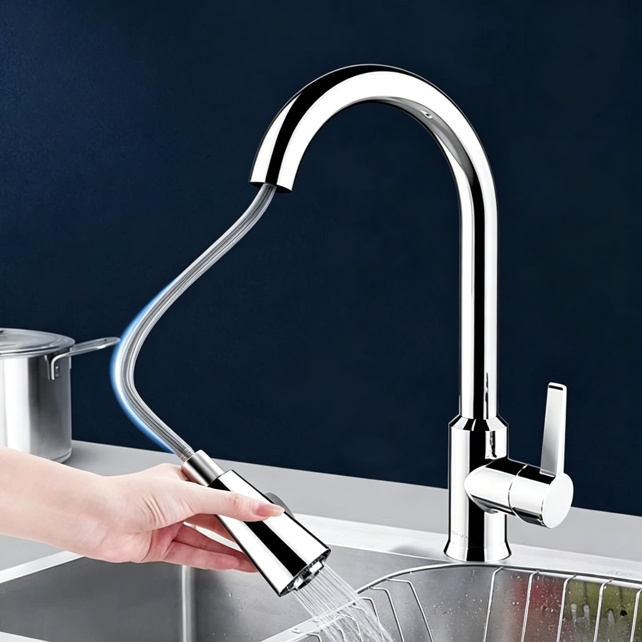 KOHLER科勒廚房抽拉式水龍頭21366T