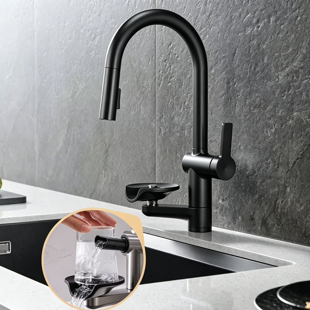 KOHLER科勒洗杯器抽拉式廚房水龍頭34861T